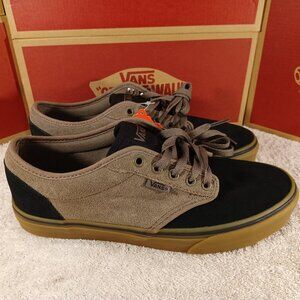 Vans Men's 7.5/Women's 9 Atwood Suede Brown Black Gum VN0A5HTRB7G